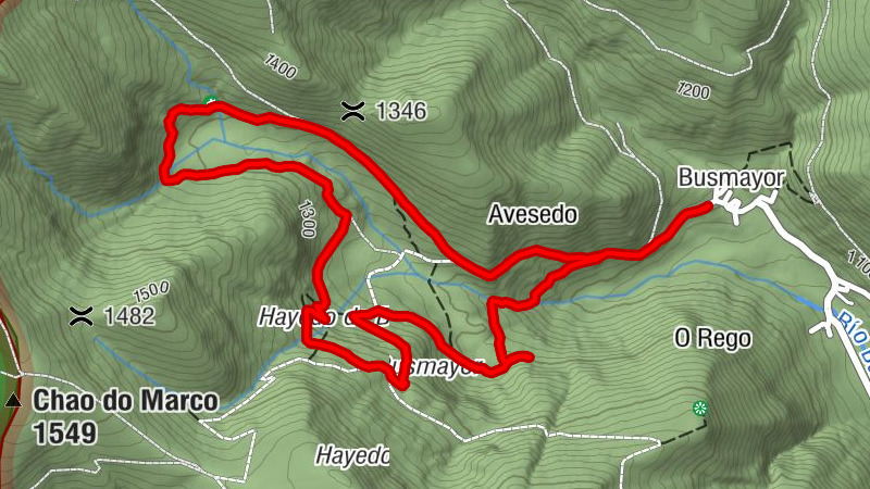 Busmayor - Fervenza do Beiro - Cova da Raposa - Cueva Veiga de Cima