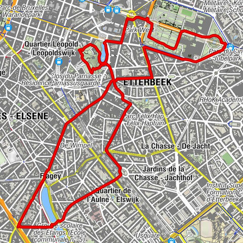 Saint-Gilles - Sint-Gillis - Mosquée El Mouhagirine - Ohel Eliezer - Forest - Vorst