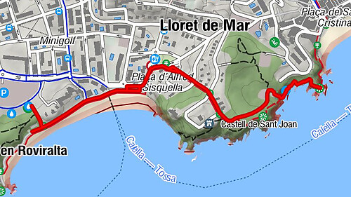 Blanes - Lloret de Mar - el Gurugú