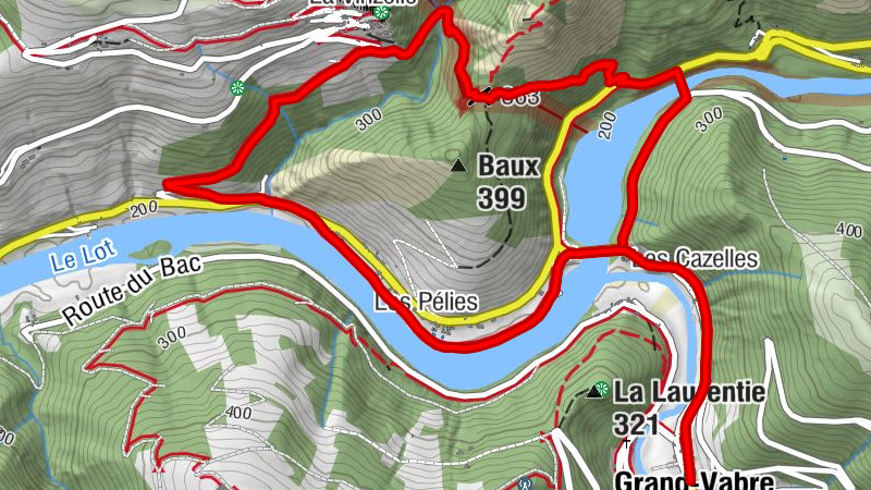 Grand-Vabre - La Vinzelle - Les Pélies - Chez Marie