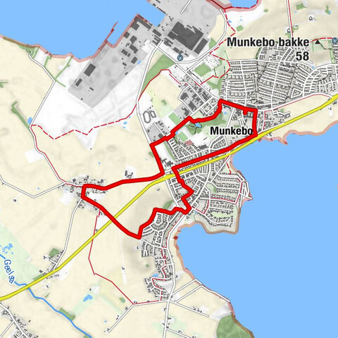 Kerteminde Kommune - Munkebo - Dræby - Munkebo Kro