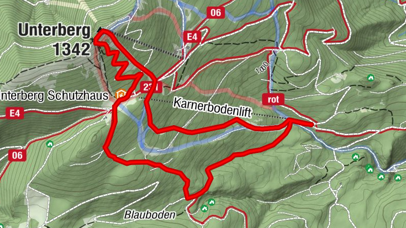 Skitour - Unterberg/Niederösterreich