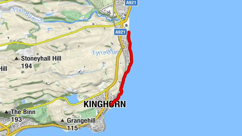 Kirkcaldy - Kinghorn - Seafield