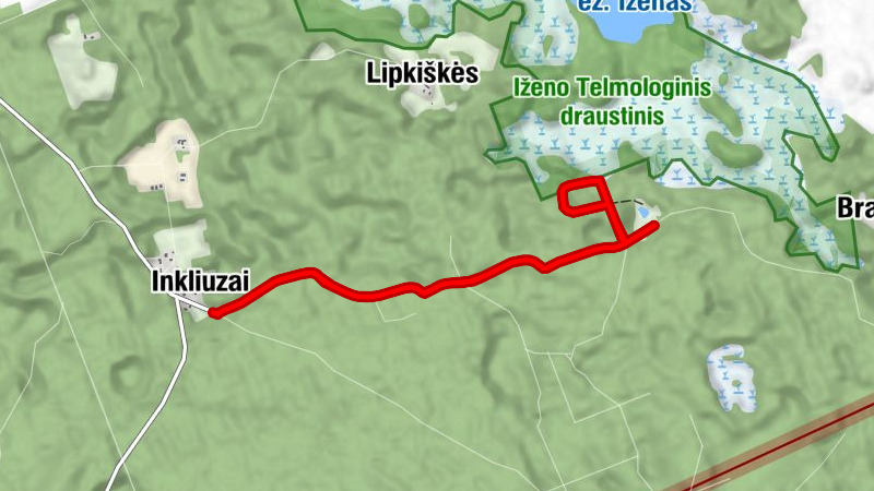 Inkliuzai - Puodžiuliškis - 89 kvartalo atokvėpio vieta
