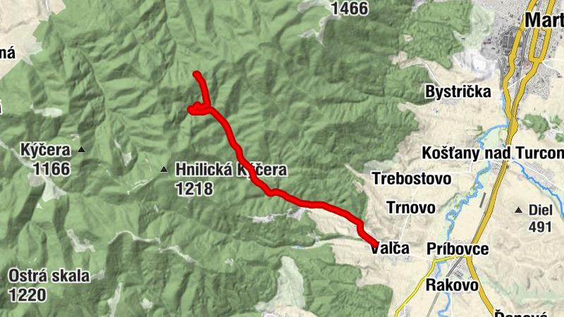 Valča - Majbíková