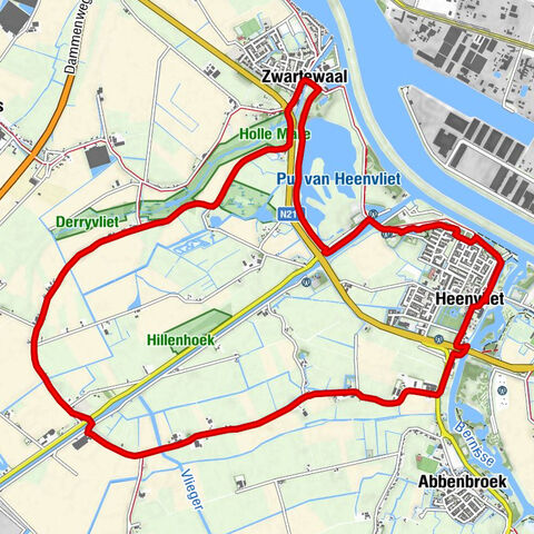Heenvliet - Zwartewaal - 2e Vlotbrug - Spijkenisse