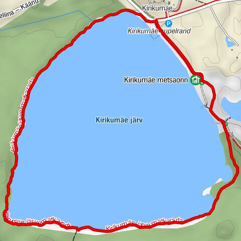 Kirikumäe küla - Kirikumäe metsaonn - Kirikumäe