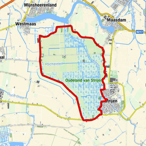 Strijen - Over de Keen - Oudendijk - Nederlands Hervormde Kerk