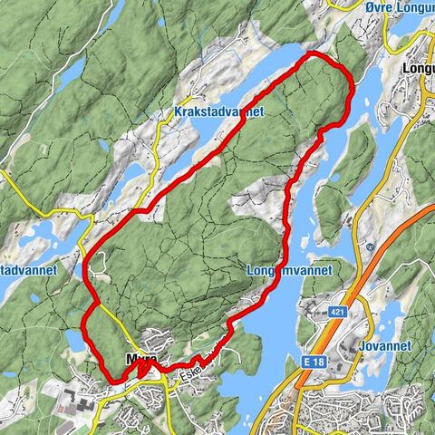 Myra - Gangsdalsheia - Flodda - Arendal