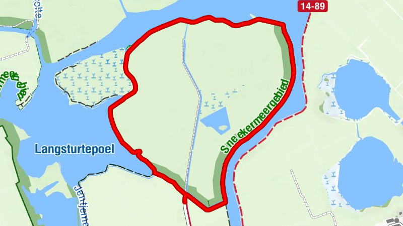 Broek - Uitwellingerga - Uitkijkplateau Bloksloot
