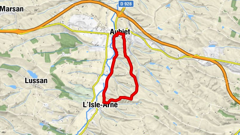 Aubiet - L'Isle-Arné - Église Saints-Abdon-et-Sennen - [Logis de France]