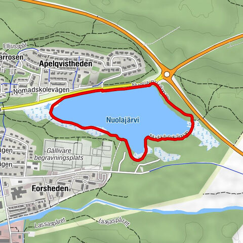 Gällivare kommun - Apelqvistheden - Gällivare - Nuolajärvi
