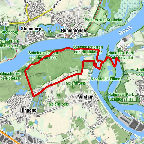 Schelle - Wintam - De Groenendijk - Pastoor Huveneersheuvel