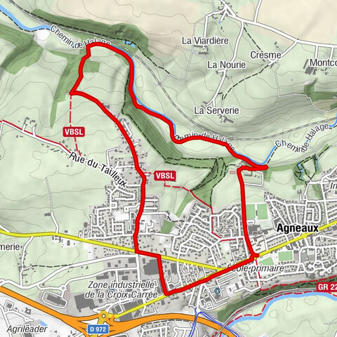 Saint-Lô - La Serverie - La Fourchette - Agneaux