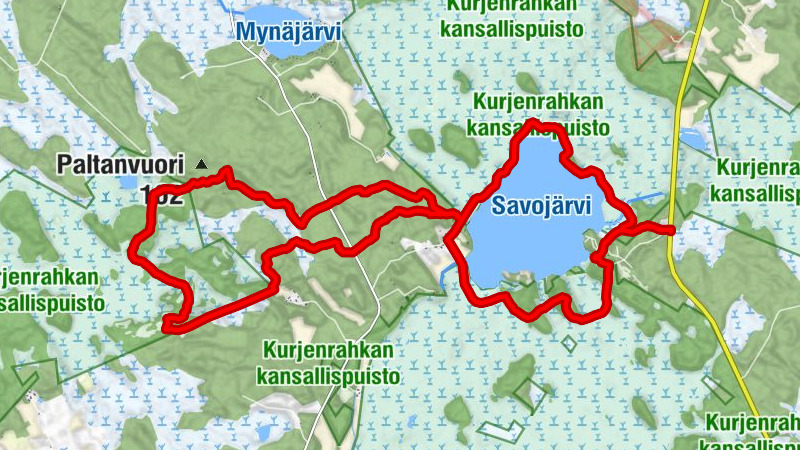 Nousiainen - Rantapiha - Huhtaniitunmäki