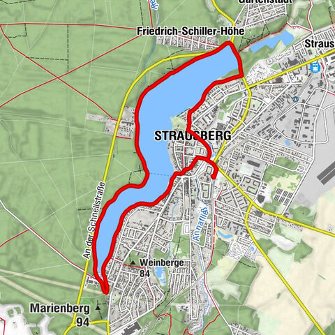 Strausberg - Jenseits des Sees - Altstadt