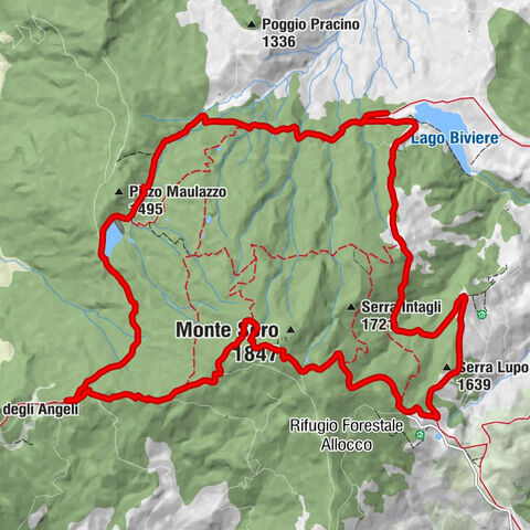 Alcara li Fusi - Portella Maulazzo - Serra Lupo - Portella Calacudera