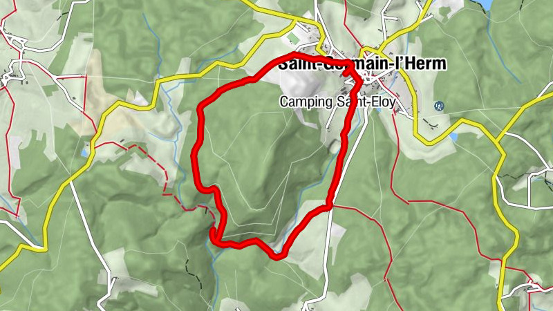 Saint-Germain-l'Herm - Marret - Les Granges - Cistrières