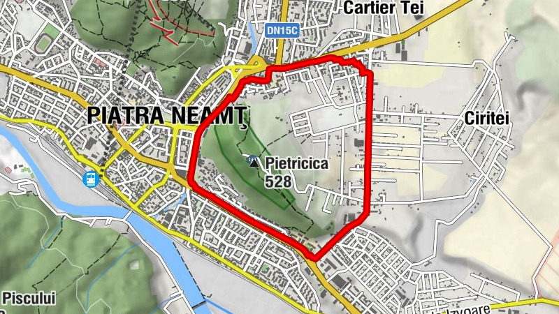 Piatra Neamț - Restaurant Cocktail - Biserica Penticostală ELIM