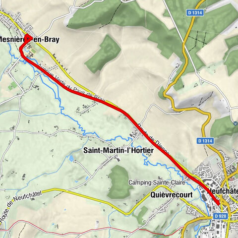 Neufchâtel-en-Bray - Mesnières-en-Bray - Église Saint-Pierre-et-Saint-Paul