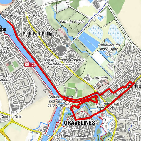 Les Huttes - Gravelines - Grand-Fort-Philippe - Petit-Fort-Philippe
