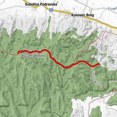 Koprivničko-križevačka županija - Planinarska kuća Rudi Jurić