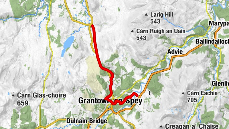 Cromdale - Grantown-on-Spey - Lynmacgregor - Highland