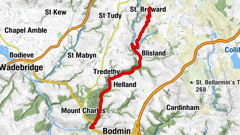 St. Breward - Lower Lank - Penpont - Dunmere