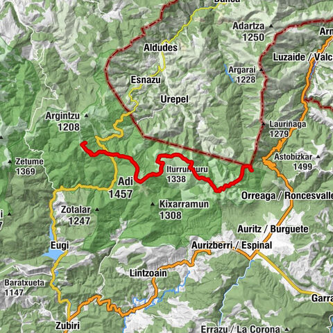 Trona - Iturrunburu - Adi - Enekorriko lepoa