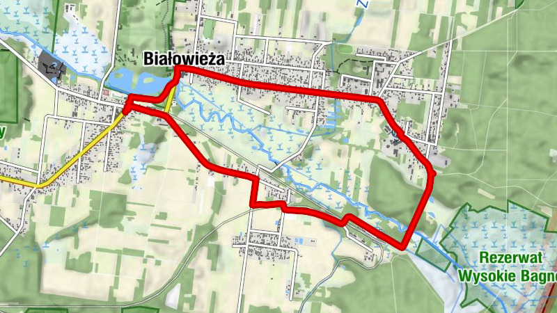 Białowieża - Podolany Pierwsze - Restauracja Carska