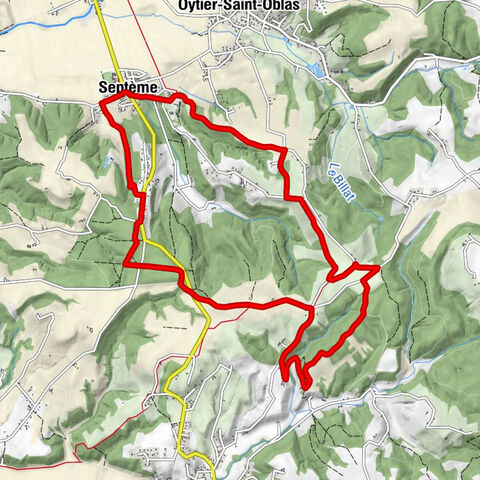 Septème - Les Ayats Et La Gorge - Les Perronières de Mur - Le Château