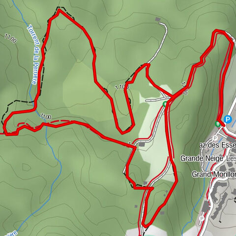 Schneeschuhroute: Das Plateau de la Charniaz