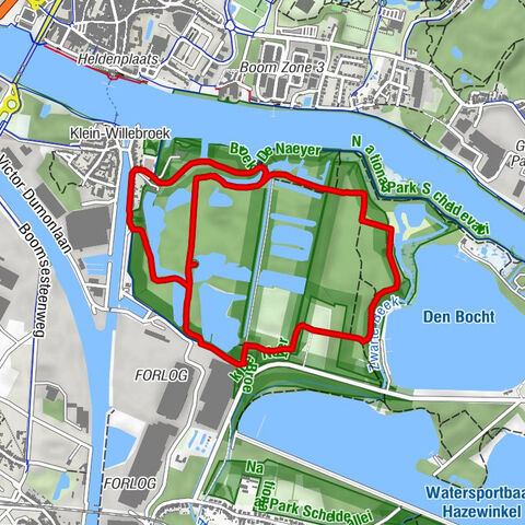 Klein-Willebroek - Vogelkijkhut Visarend - Willebroek - Boom