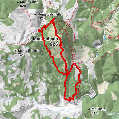 Umbertide - Monte Acuto - Buco del Tasso al Pian di Nese - Chiesetta di San Michele Arcangelo