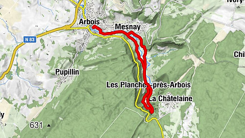 Arbois - Mesnay - Les Planches-près-Arbois - Église de la Nativité-de-la-Mère-de-Dieu