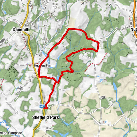 Sheffield Park - Sheffield Green - Sheffield Mill - Furner's Green