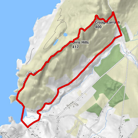 Lenan - Croaghcarragh - Urris Hills - Lederg