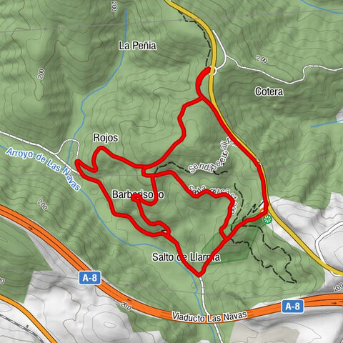 Cabezón de la Sal - Salto de Llarma - Barbarisoso - Udías