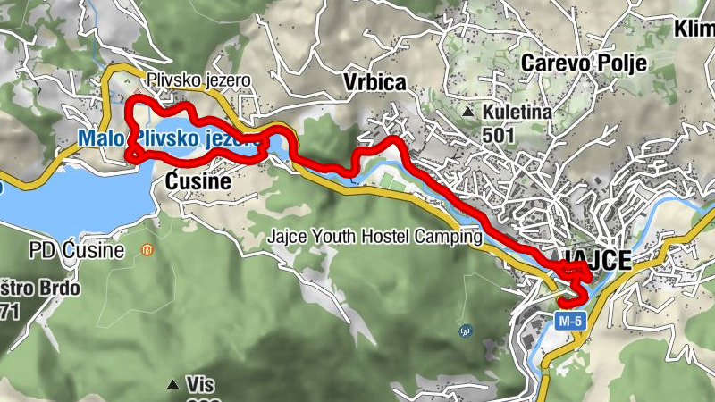 Pećine - Jajce - Crkva sv. Marije - Konoba Slapovi