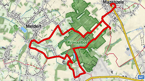 Mazenzele - Sint-Pieters-Bandenkerk - Aalst - Sint-Walburgakerk