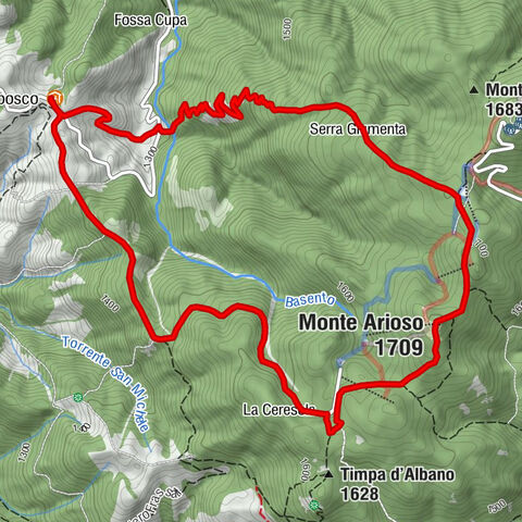 Il rifugio nel bosco - fontana Fossa Cupa - Monte Arioso