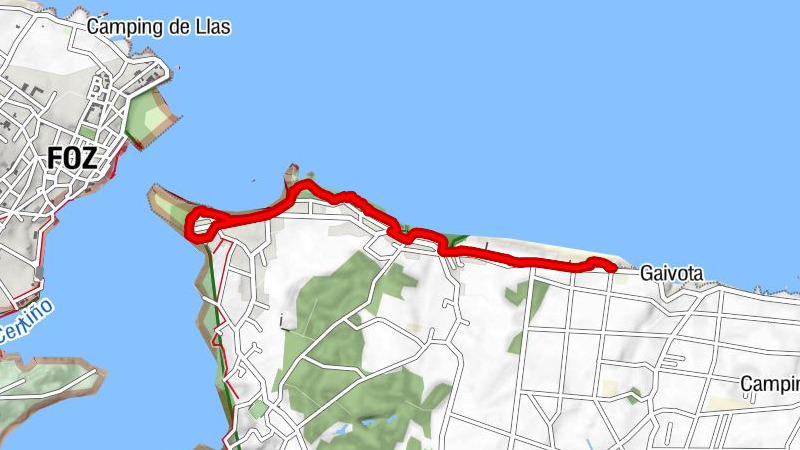 Pena da Salsa - Acantilado - Capela de San Bartolomeu - Foz