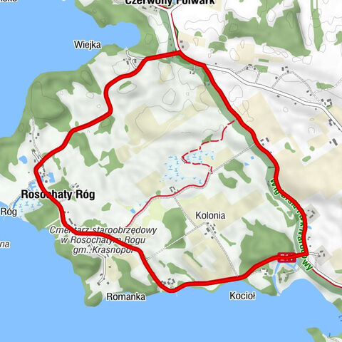 Rosochaty Róg - Czerwony Folwark