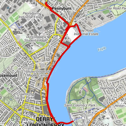 Ulster - Pennyburn - Derry/Londonderry