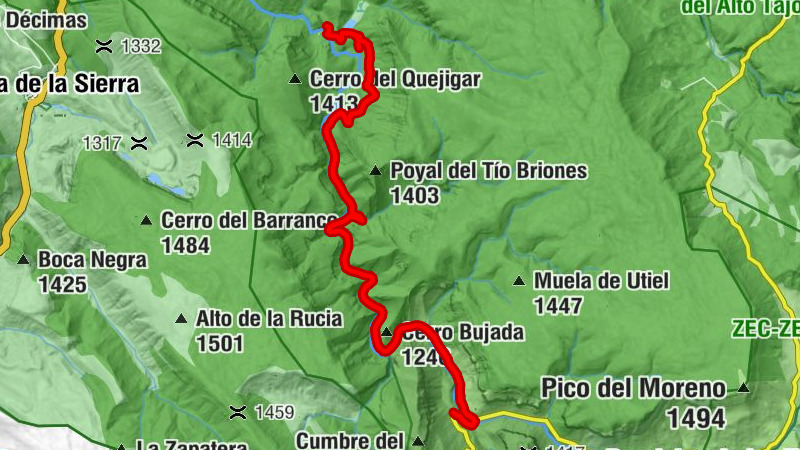 Taravilla - Cueva del Estrecho - Salto de Poveda