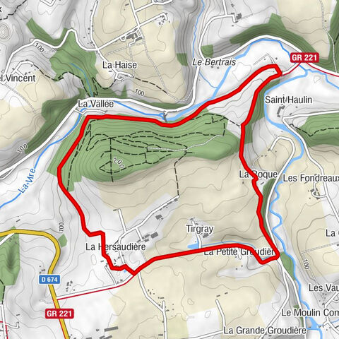 La Hersaudière - La Vallée - La Roque - La Petite Groudière