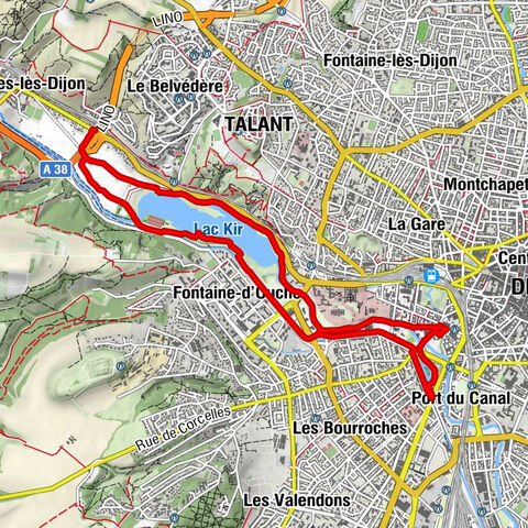 Les Vaux Bruns - Fontaine-d'Ouche - Faubourg Raines - Dijon