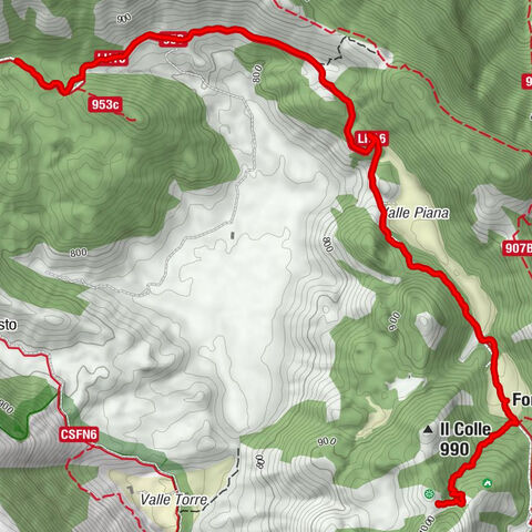Da fonte e rifugio Colle a area pic nic Campello Itri, Lazio. Escursione il 13 aprile 2025 alle ore 13:58
