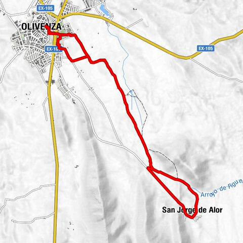 Olivenza - San Jorge de Alor - El Escorial