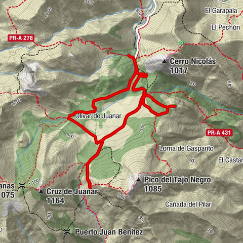 Ojén - Mirador del Corzo - Mirador del Macho Montes